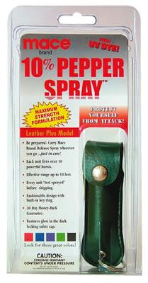 Mace&reg; Pepper Spray Leatherette Holster - Green