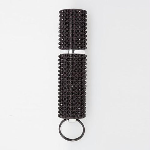 Mace Exquisite Black Rhinestone Pepper Spray, Purse model