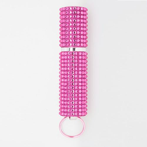 Mace Exquisite Hot Pink Rhinestone Pepper Spray, Purse model