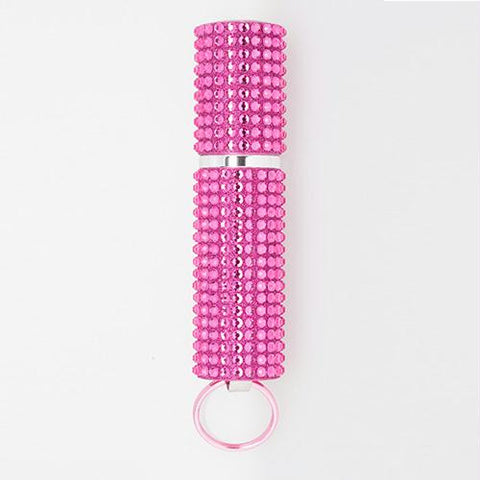 Mace Exquisite Hot Pink Rhinestone Pepper Spray, Purse model