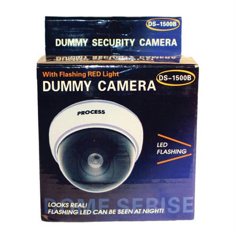 DUMMY DOME CAMERA WITH LED AND WHITE BODY