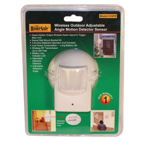 OUTDOOR HOMESAFE WIRELESS HOME SECURITY  MOTION SENSOR