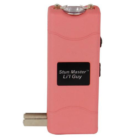 Stun Master Lil Guy 12,000,000 volts Stun Gun W-flashlight and Nylon Holster Pink