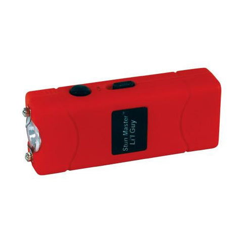 Stun Master Lil Guy 12,000,000 volts Stun Gun W-flashlight and Nylon Holster Red