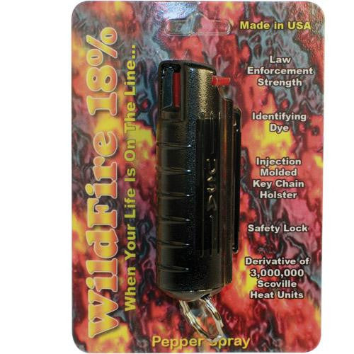 Wildfire 1-2 oz 18% Pepper Spray Black