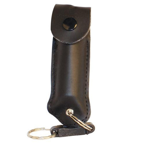 Wildfire 1-2 oz leatherette holster and Quick Release Key Chain black